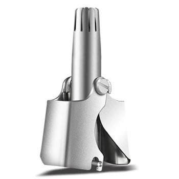 

Top Deals Stainless Steel Ear Nose Trimmer Razor Safety Care Beauty Nose Manual Body Trim Washable Nose Hair Tool Men and Women