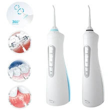 Ирригатор для полости рта стоматологический портативный водный Флоссер советы USB перезаряжаемая струя воды Флоссер IPX7 ирригатор чистка зубов 18 дней длится