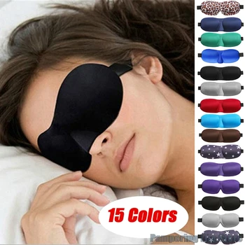 1pc 3D Natural Sleep Eye Cover Mask Shade Patch Portable Blindfold Travel Eyepatch 1