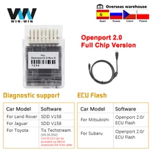 Tactrix openport 2.0 ecu flash obd 2 obd2 porta aberta 2 0 chip tuning ferramenta de diagnóstico do carro para mercedes para toyota scanner automóvel