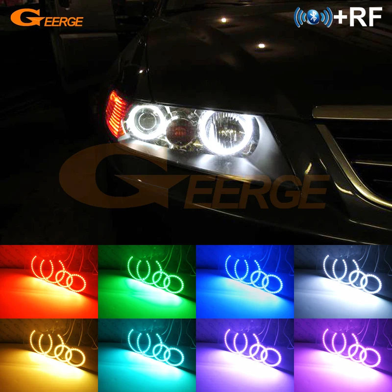 

Excellent RF remote Bluetooth APP Multi-Color Ultra bright RGB LED Angel Eyes kit For ACURA TSX 2003 2004 2005 2006 2007 2008