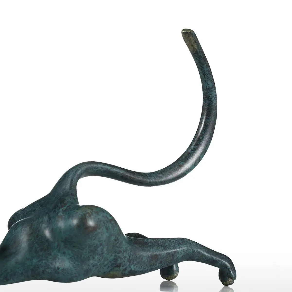 

Cloud Pattern Cat Fiberglass Sculpture Modern Sculpture Original Design Cat Artwork For Home Office