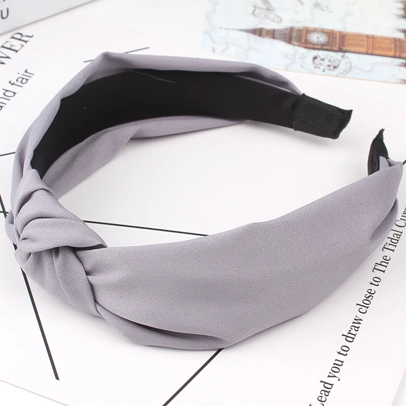 Fashion Womens Bow Knot Hairband Leather Hoop PU Cross Knot Women Head Hoop Glitter Girls Hair Headband Hair Accessories DSFG02 crocodile hair clips Hair Accessories