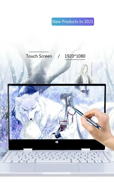 11.6インチ2-in-1ゲーミングノートパソコン,タブレット,デスクトップpc
