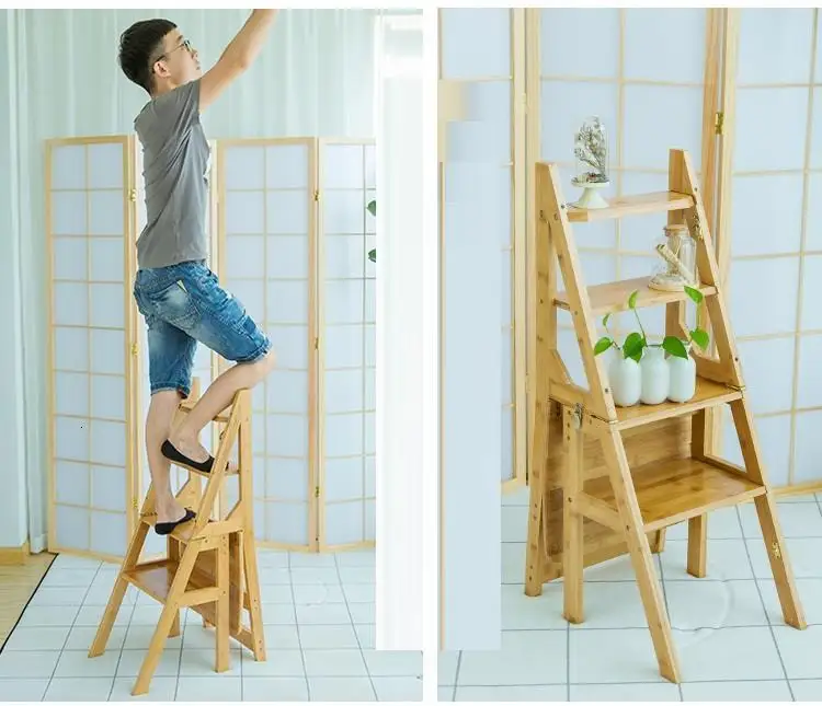 Табурет Cocina Banco складной стул Escalera Plegable Ванная комната для пожилых людей дерево Escaleta Merdiven Escabeau стул лестница