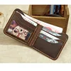 Top Genuine Leather Men's Wallet Retro Handmade Wallet for Men Durable Real Leather portfel male cartera hombre Purse for men 2