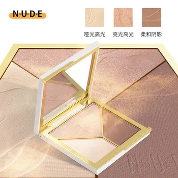 

NEW Highlighter Facial Bronzers Palette Makeup Glow Face Contour Shimmer Powder Illuminator Highlight Cosmetics