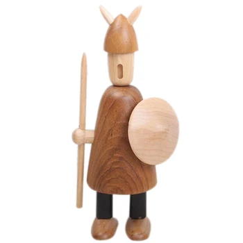 

New-Nordic Original Wood Carving Vikings Vikings Household Decorations Solid Wood Decorations Interior Ornaments Creative Gifts