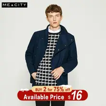 Me& City, Зимняя шерстяная Мужская куртка, высококачественное шерстяное пальто, повседневное, тонкое, винтажное, деловое, короткое, шерстяное пальто