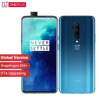 Перейти на Алиэкспресс и купить Глобальная версия Oneplus 7T Pro HD1913 8 Гб 256 Гб мобильный телефон 6,67 дюймSnapdragon 855 + Восьмиядерный 48MP 4085mAh 30W 4G NFC Смартфон