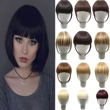 Натуральный де cabelo em franja sintético cabelo sintético franja para все как mulheres Liuhai