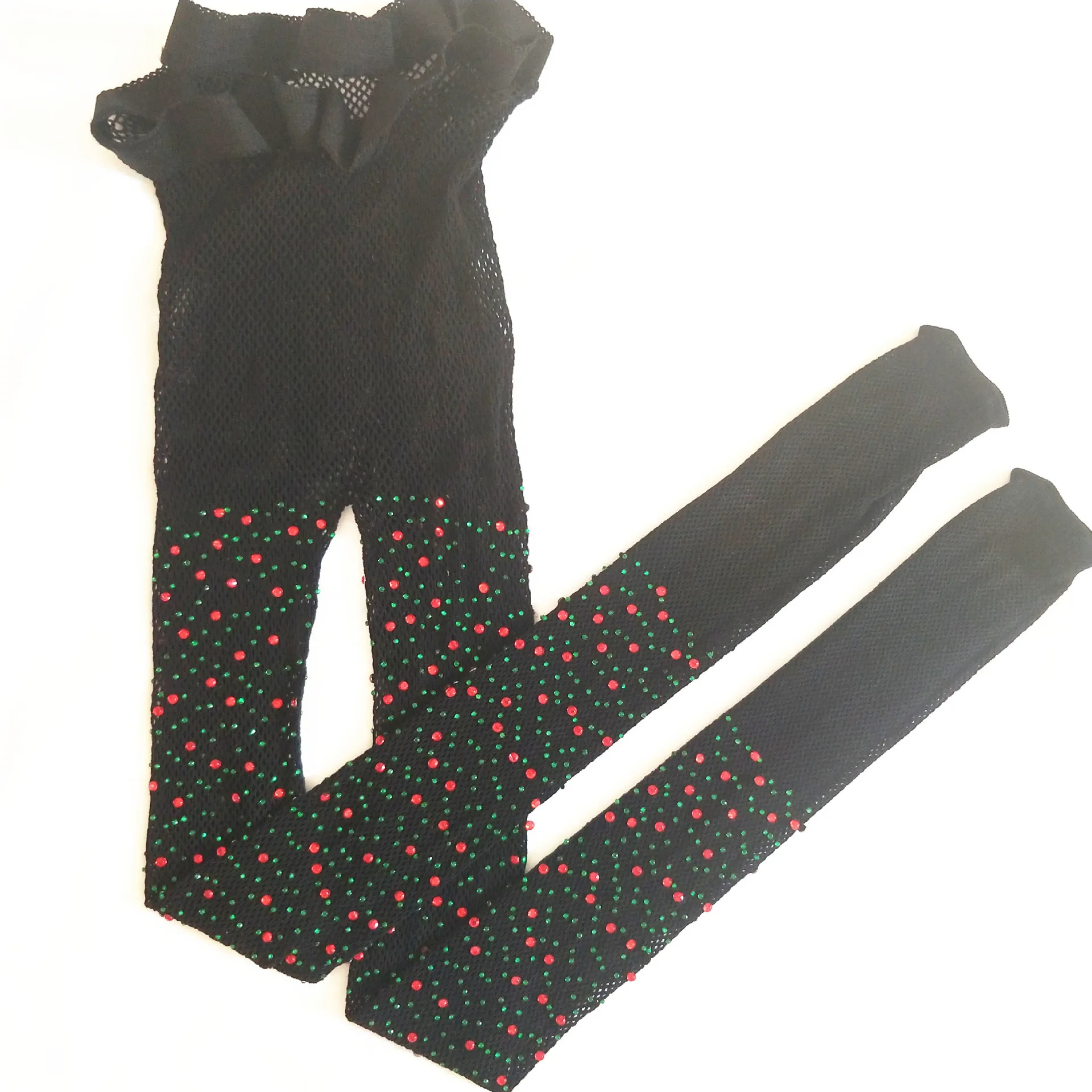 Черный Модные детские колготки для девочек леггинсы однотонные обтягивающие колготки со стразами и кружевом 6 цветов для девочек - Цвет: Черный