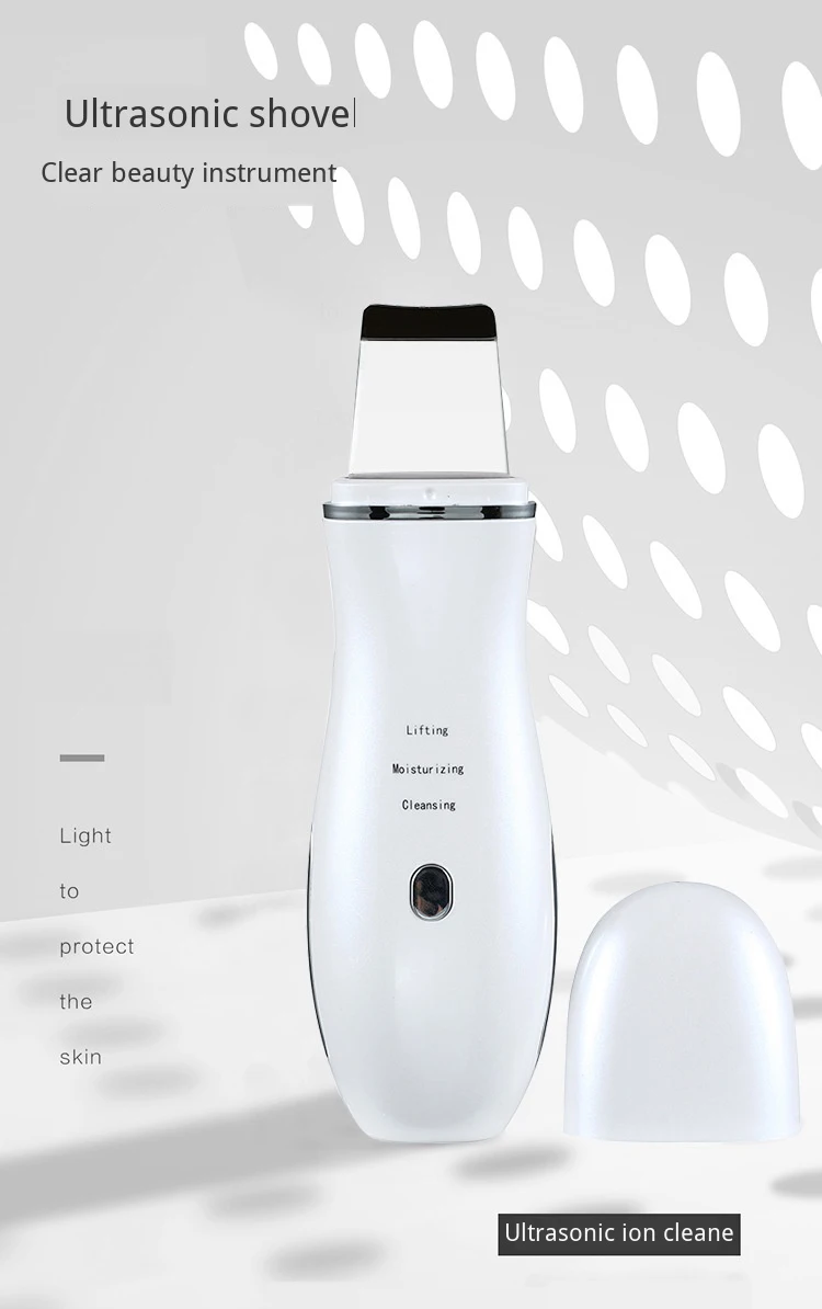 

Ultrasonic Facial Blackhead Shovel Skin Machine Ultrasonic Cleaning Vacuum Cleaner Black Dot Deep Clean Pore Whitening Peeling