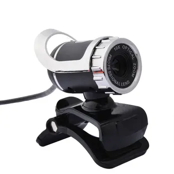 

Usb Video Webcam 5Mp 720P Hd Video Camera 360 Degree Rotation Adjustable Light Correcting Built-In Microphones Video Camera