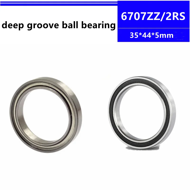 Rolamento de Esferas Profundo do Sulco da Parede Fina 6707zz 67072rs 6707zz 6707-2rs 6707 35x44x5 mm 20 Peças
