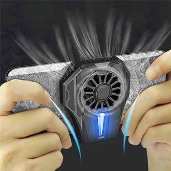 

For PUBG Gaming Mobile Phone Cooling Fan Gamepad Mute Radiator Controller Cooler Holder for Phone Gaming Accessories