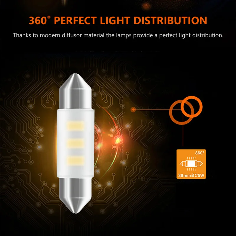 Daylights Austria - Neolux by Osram C5W 36mm LED Cold White 6000K Soffitte  Duoblister