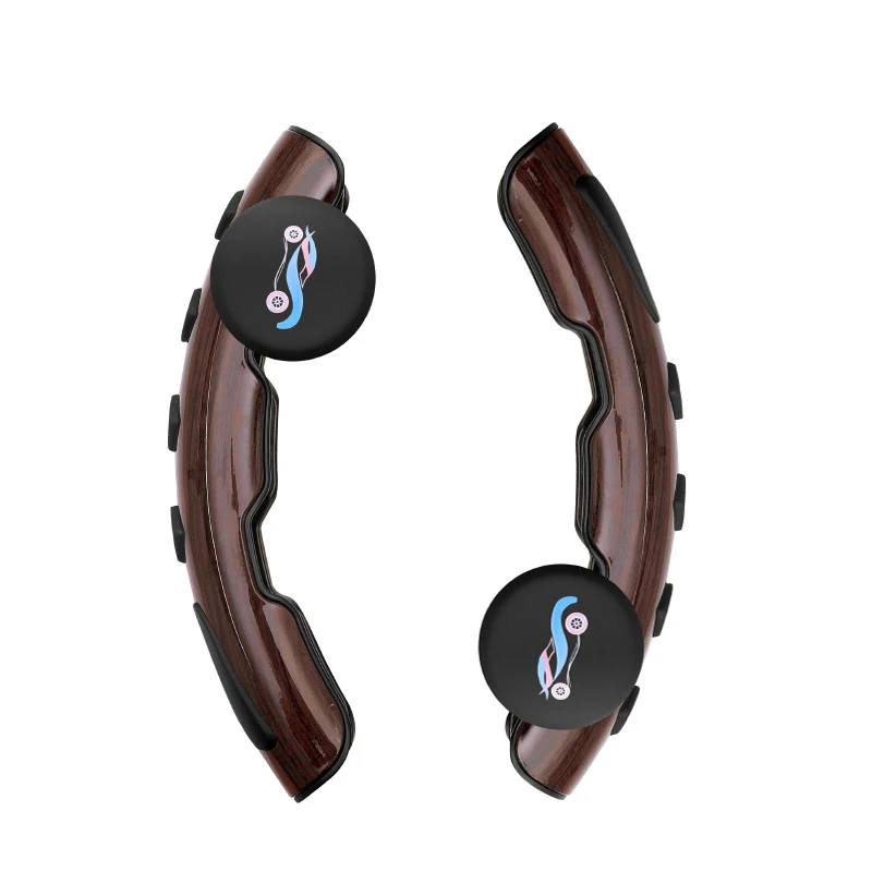 Peach wood color Car Steering Wheel Cover Fragrance Booster Power Assisted Steering Gear Handle Creative Steering Booster Universal Accessories - Название цвета: Peach wood color