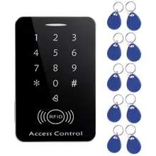 Aliexpress - M203SE RFID Standalone Touch Screen Access Control Card Reader With Digital Keypad 10pcs Keys Card For Home Apartment Factory