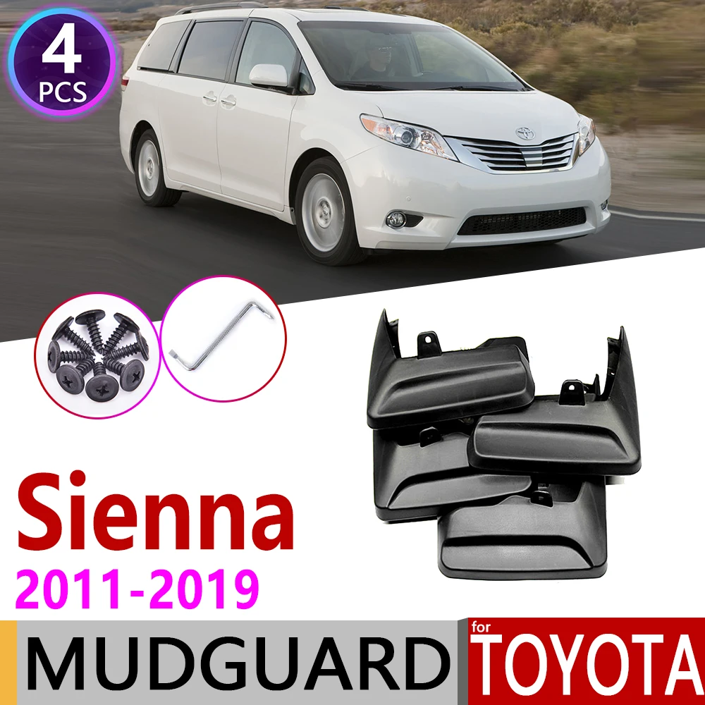 Брызговик для Toyota Sienna XL30 2011 ~ 2019 Fender брызговик Всплеск закрылки аксессуары
