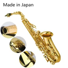 Сделано в Японии YAS-62 Профессиональный альт капля E саксофон золотой альт саксофон с полоской рот кусок тростник больше посылка почта