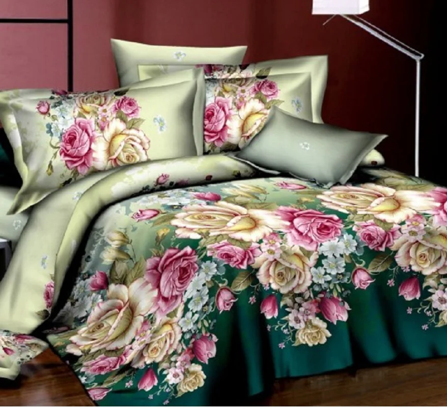 

Bedding Set Queen Size Bed Sheet Luxury Duvet/Quilt Cover Set