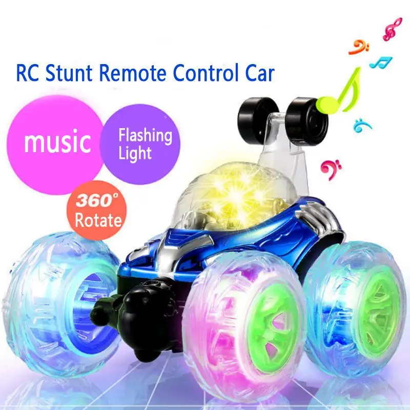 RC ferngesteuertes Auto Stunt Twister Fahrzeug LED Licht Car 360° Flips Mc 