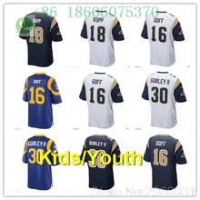 А+++ качественная детская молодежная одежда Cooper Kupp 18 Джаред Гофф 16 Тодд Герли 30 Джерси Лос-Анжелес