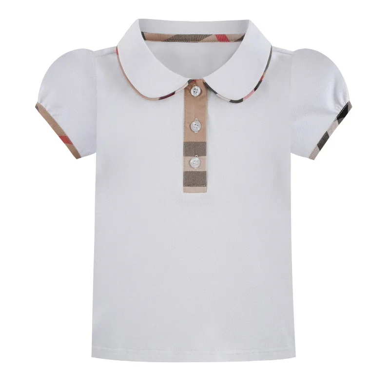 

Summer boy's beaded cotton short-sleeved T-shirt for children's wear a new fashion comfortable boy's lapel T-shirt