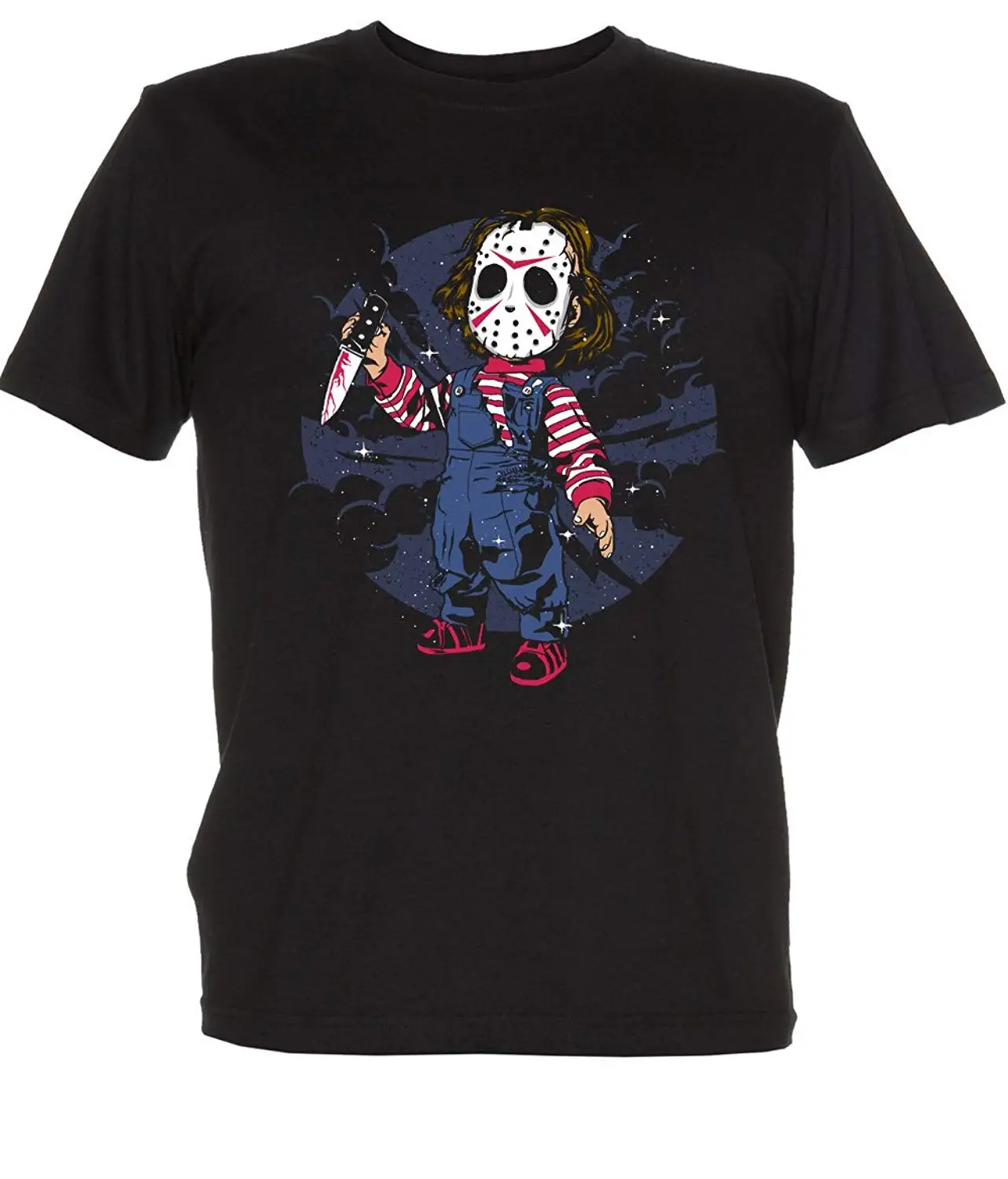 Renowned Men s Tiny Jason Voorhees Scary T Shirt Hip Hop Clothing
