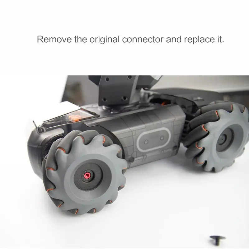 CNC алюминиевый сплав надежный прочный легко установить колеса Разъем для DJI RoboMaster S1 робот аксессуары