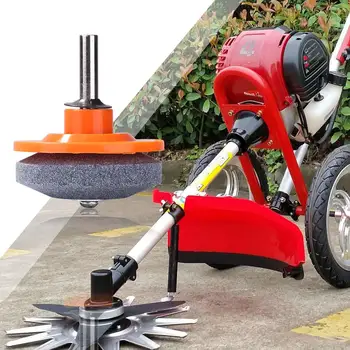 

1pcs Lawn Mower Blade Sharpener Grinding Rotary Multi-function No Trough Sharp Knife Edge Universal Faste