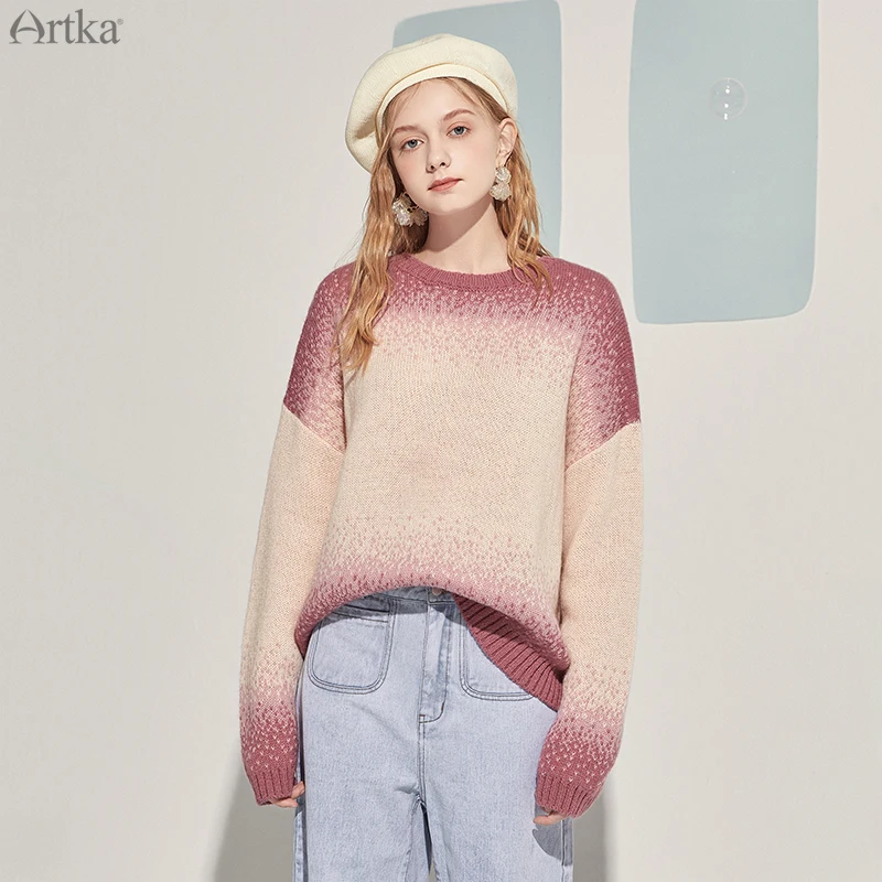 ARTKA 2020 Autumn New Women Sweater Elegant