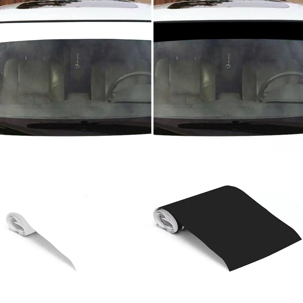 

Car Stickers Vinyl Windshield Banner Strip Racing Stripe Sticker Sun Visor Decorative Stickers Sunscreen Sticker Blank