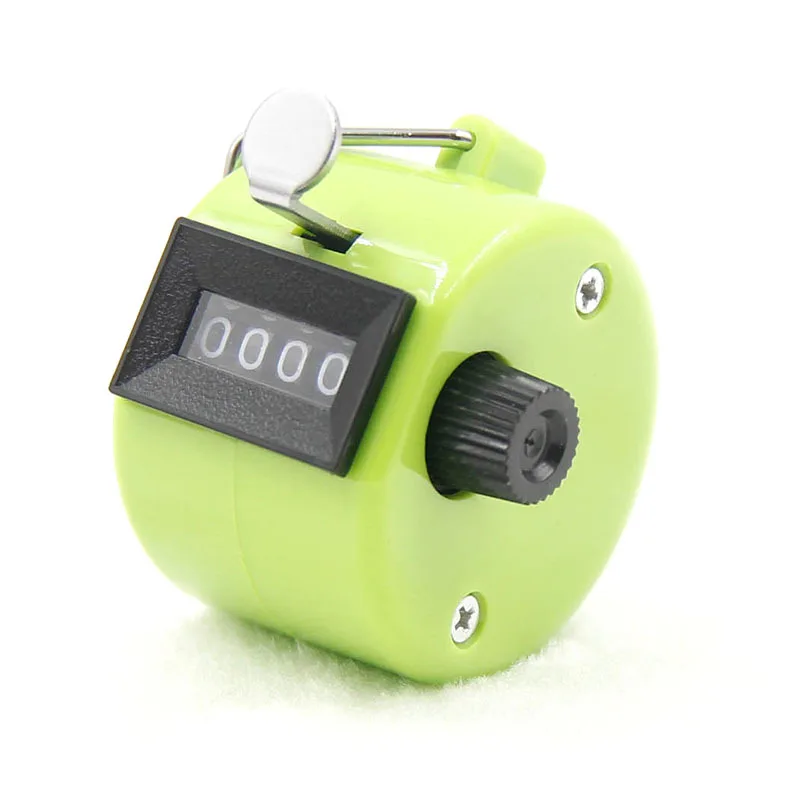 8 Color Digital Tasbih Counter 0-9999 Hand Tally Counter ABS Mechanical Clicker Mini Calculator Manual Count Tool