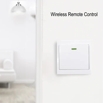 

Wireless Remote Control Light Switches AC 220V Smart Home 1/2/3 Button RF433 Remote Control Wall Panel Switch DIY