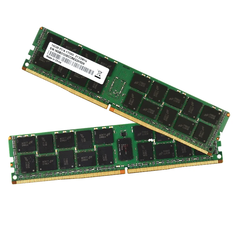 JINGSHA DDR4 ECC REG 메모리 4GB 8GB 16GB 32GB RAM 2133MHZ 2400MHZ 서버 메모리 지원 X99 마더보드 및 X99dual 메인 보드