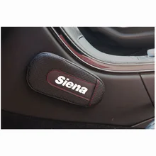 Высококачественная Кожаная подушка для ног наколенник для двери автомобиля мягкая прокладка для локтя аксессуары для салона автомобиля для Fiat Siena