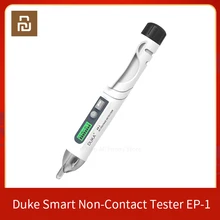 Linha elétrica do escapamento do indicador do sensor 12-1000v do detector do soquete da pena do verificador do não-contato esperto de duke contato contato seguro