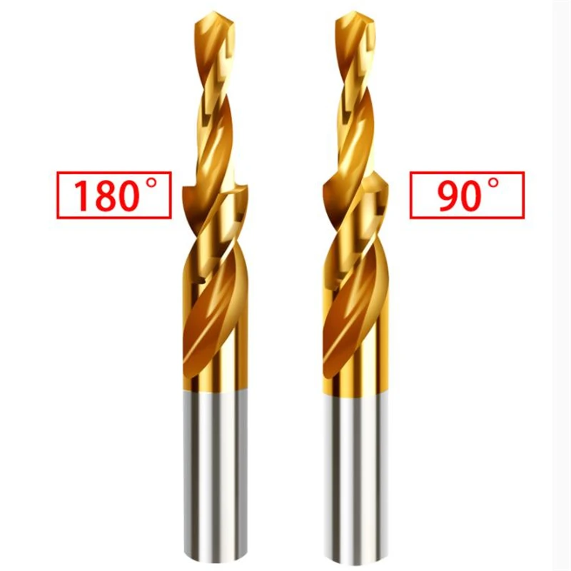 90/180 Degree M35 Cobalt/HSS Counterbore Twist Step Drill Bit For Metal Steel Drilling Hole And Chamfering M3M4M5M6M8M10M12