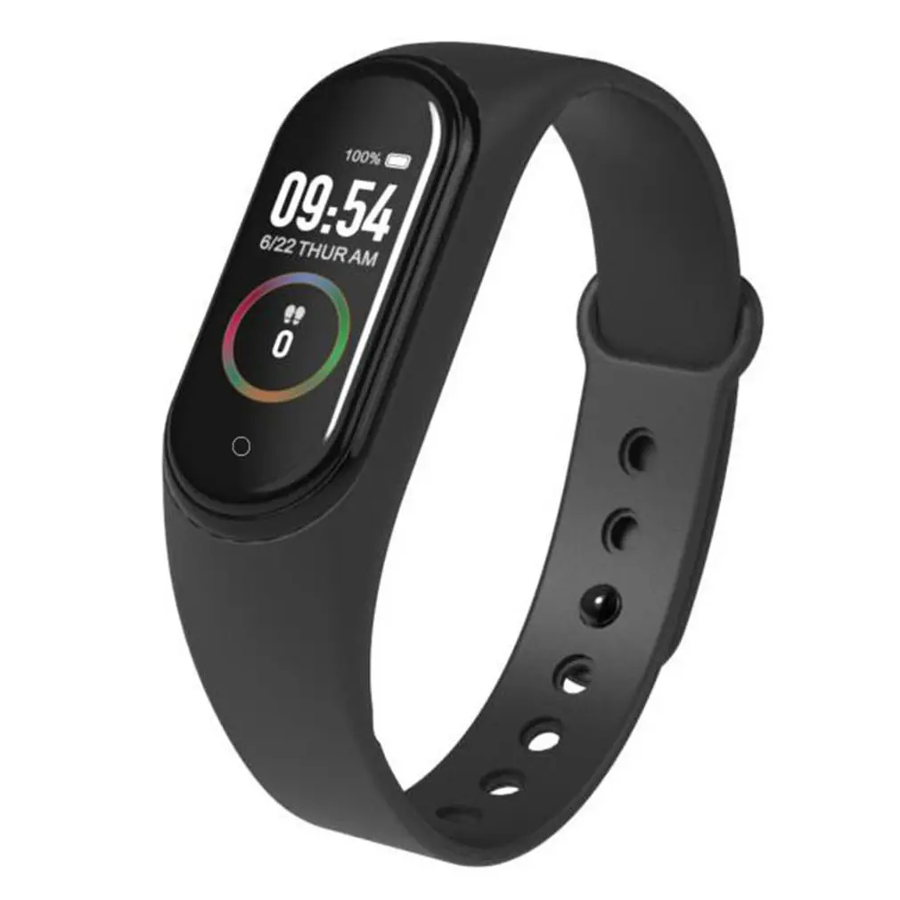 

M4 Color Screen Smart Wristband Sport Fitness Bracelet Tracker Sports Health Smart Bracelet Smart Watch For Men Women watch