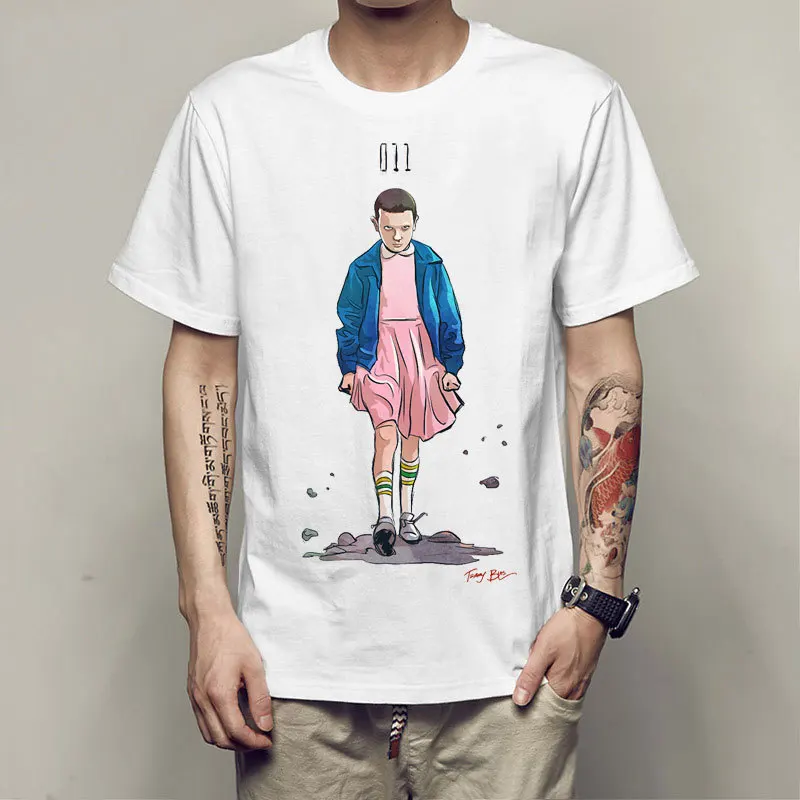 

2019 New Strangers Things Cosplay T Shirt Spring Summer Cartoon Printing T-Shirt Men/Women Top Tee Halloween Cosplay Costume