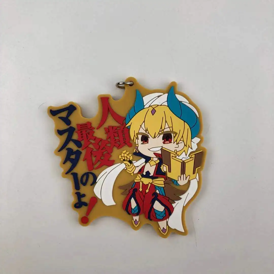 Аниме Fate Grand Order резиновый брелок для ключей ремешки