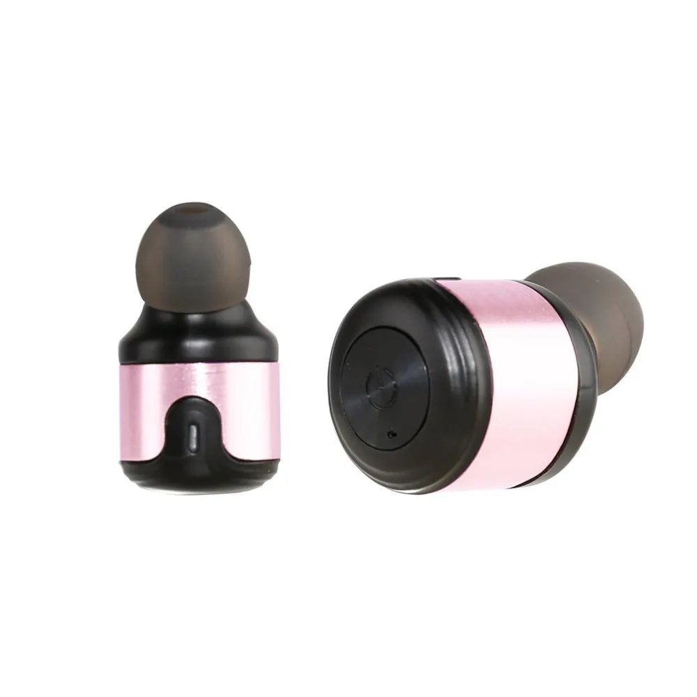 

5 Color True Wireless Stereo In-ear Earphone Dual Mini Bluetooth 4.2 Earbud Binaural Earpieces With Aluminium Alloy Mobile Power
