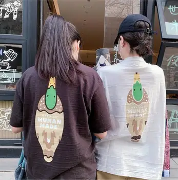 

20ss HUMAN MADE T Shirt 1:1 High Quality Slub Cotton Loose fit HUMAN MADE Top Tees men women kanye west HUMAN MADE T shirts