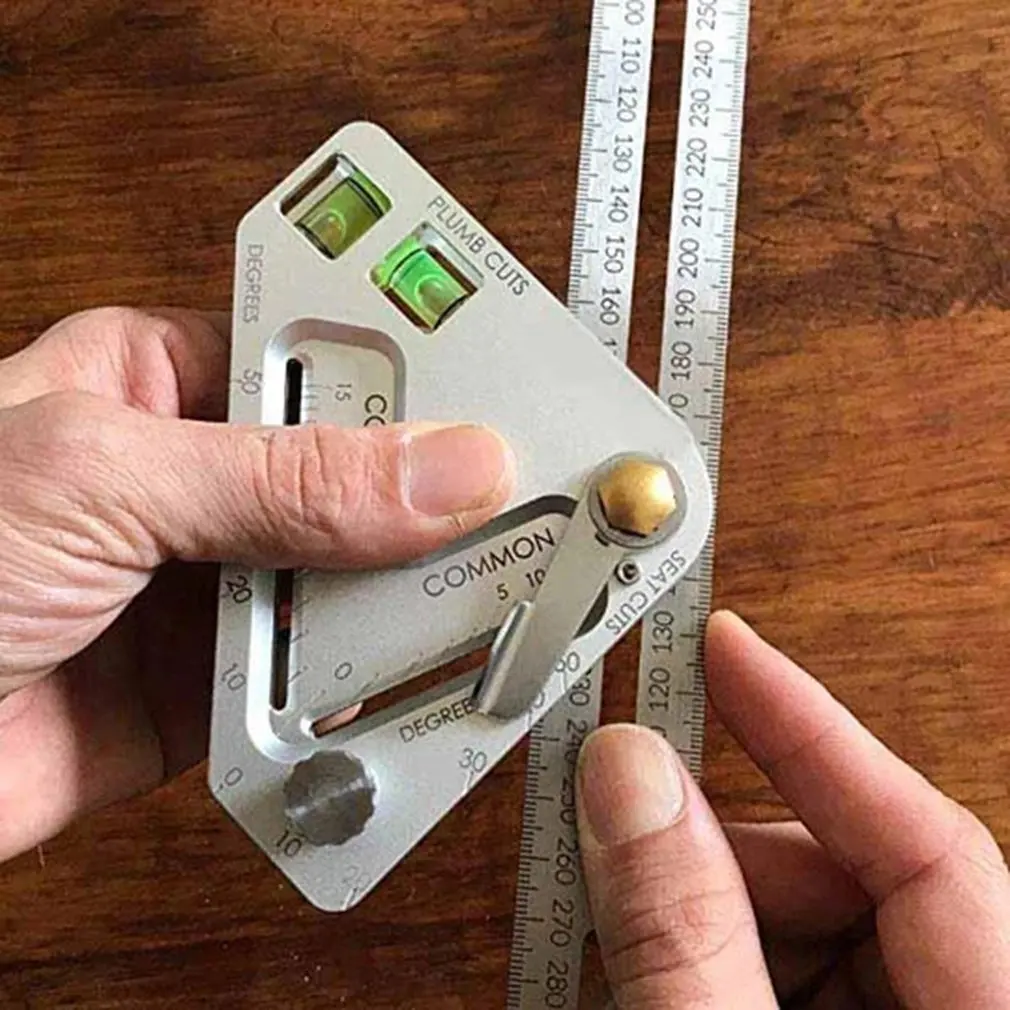 Нержавеющая сталь мульти-углоизмерительный линейка; Деревообработка линейкой мульти-Функция измерительная линейка; Деревообработка инструменты