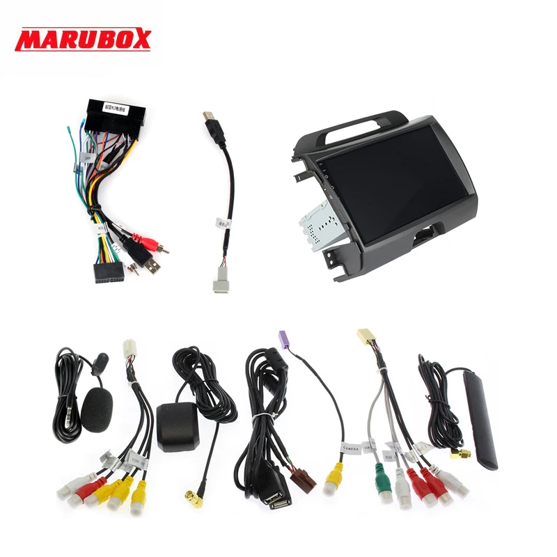 Best Marubox 996PX5 DSP, 4GB RAM 64GB ROM Head Unit for Kia Sportage 2010-2016 Car Multimedia Player, Android 9.0, 9 