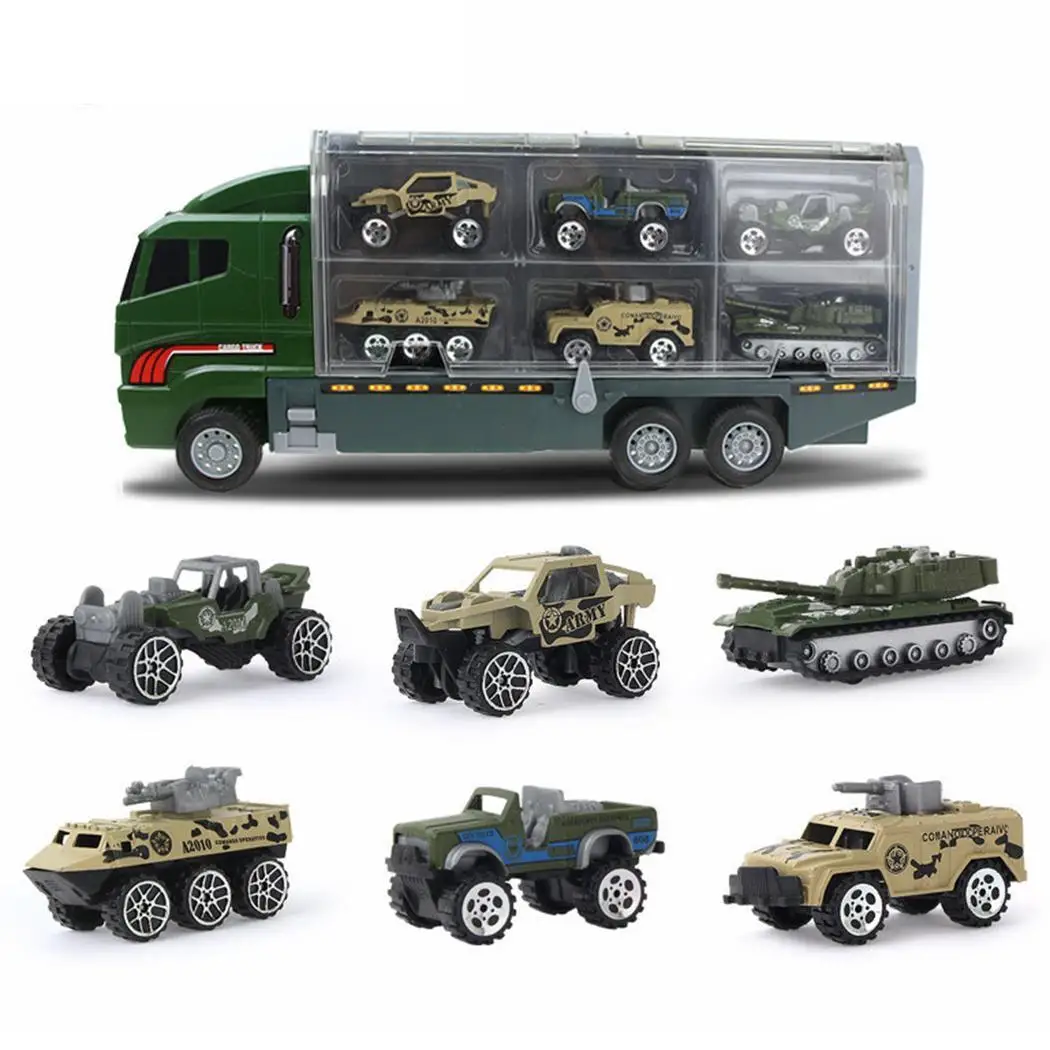 Durable Portable Children Inertia Toy Car >3 Years Old As Picture Set Children Educational Toys Car