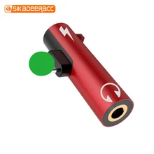 Кабель-адаптер для мобильного телефона для iPhone X XS Max XR 7 8 Plus, разъем Lightning до 3,5 мм, музыкальное зарядное устройство, сплиттер, аудио сплав