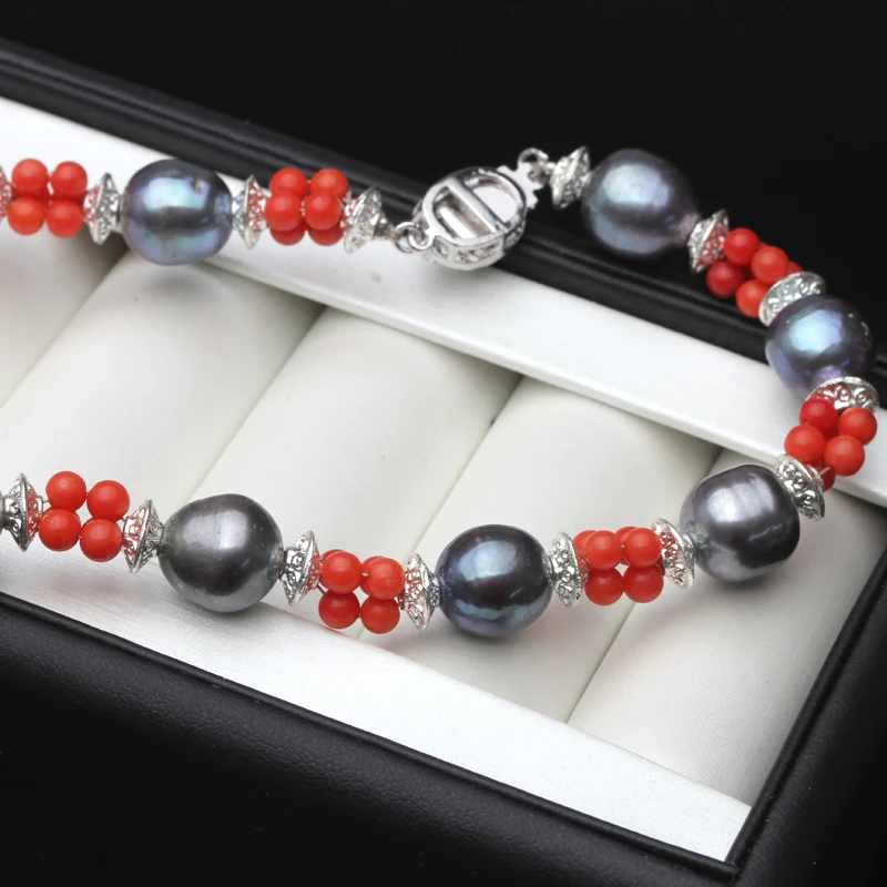 Freshwater Pearl Necklaces 925 Silver Necklaces Jewelry For Women Wedding Fashion JewelryGift